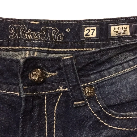 Miss Me Denim Capris - Picture 3 of 8